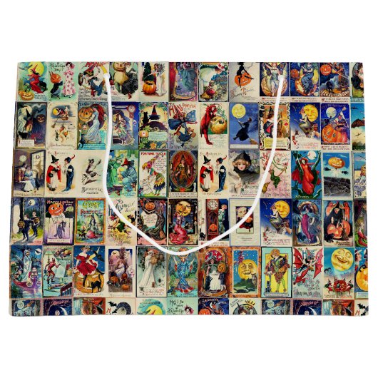 ヴィンテージハロウィーンエフエメラ ラージペーパーバッグ (正面)