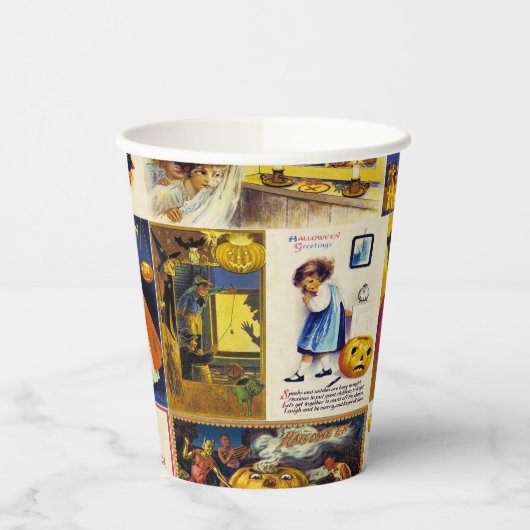 ヴィンテージハロウィーンエフエメラ 紙コップ (左)