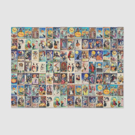 ヴィンテージハロウィーンエフエメラ 薄葉紙 (正面)