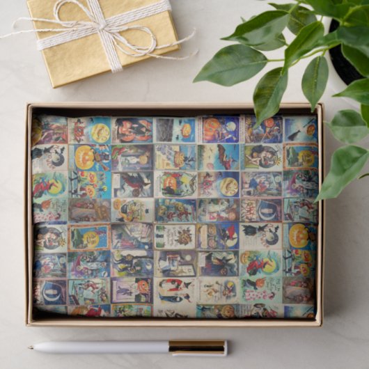 ヴィンテージハロウィーンエフエメラ 薄葉紙 (ギフト)