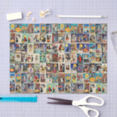 ヴィンテージハロウィーンエフエメラ 薄葉紙 (クラフト)