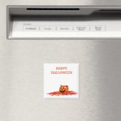 ヴィンテージハロウィーンオレンジカボチャ マグネット (インサイチュ (食洗機))