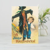 ヴィンテージハロウィーンカクレクロエレンクラッサドルパーティー 招待状 (スタンド正面)