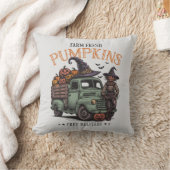 ヴィンテージハロウィーンカクレクローファームフレッシュカボチャ クッション (ブランケット)