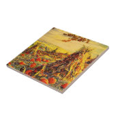 ヴィンテージハロウィーンカボチャのハヤック付きパッチ タイル (側面)