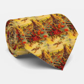 ヴィンテージハロウィーンカボチャのハヤック付きパッチ ネクタイ (ロール)