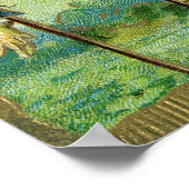 ヴィンテージハロウィーンカボチャの魔女パーティーデコールポスター ポスター (角)