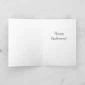 ヴィンテージハロウィーンカード カード (内部)
