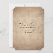 ヴィンテージハロウィーンカ不気味ンプキン シーズンカード (裏面)