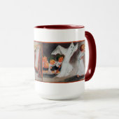 ヴィンテージハロウィーンガールとキャンドルマグ マグカップ (正面右)