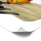 ヴィンテージハロウィーンガール フォトプリント            (角)