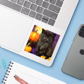 ヴィンテージハロウィーンキッチン シール (ノートパソコンとiPhone)