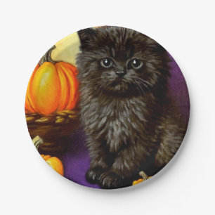 ヴィンテージハロウィーンキッチン ペーパープレート