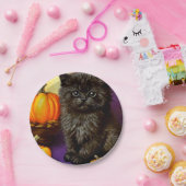 ヴィンテージハロウィーンキッチン ペーパープレート (パーティー)