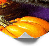 ヴィンテージハロウィーンキッチン ポスター (角)