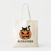 ヴィンテージハロウィーンキャットカボチャカスタムキャンディ