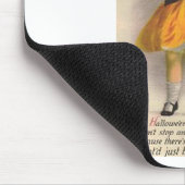 ヴィンテージハロウィーングリーティングカードクラシックのポスター マウスパッド (コーナー)