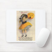 ヴィンテージハロウィーングリーティングカードクラシックのポスター マウスパッド (マウス)