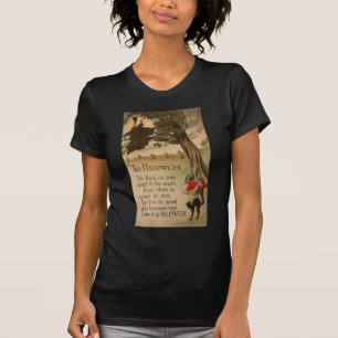 ヴィンテージハロウィーングリーティングカードクラシックのポスター Tシャツ