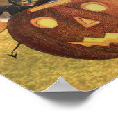 ヴィンテージハロウィーンコラージュのポスター ポスター (角)