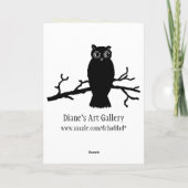 ヴィンテージハロウィーンコラージュ – カード (裏面)