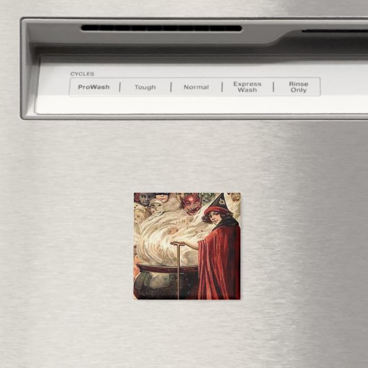 ヴィンテージハロウィーンコルドロン魔法 マグネット (インサイチュ (食洗機))