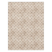 ヴィンテージハロウィーンゴシックスカルグリッド テーブルクロス (正面)