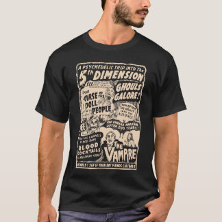 ヴィンテージハロウィーンサイケドリックヴァンパイア人形の人形 Tシャツ