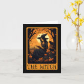 ヴィンテージハロウィーンザウィッチタロットカ読ードズファル カード (黄色い花)