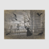 ヴィンテージハロウィーンシーンデカップエフエメラ 薄葉紙 (正面)