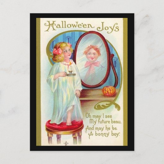 ヴィンテージハロウィーンジョイス ポストカード (正面)