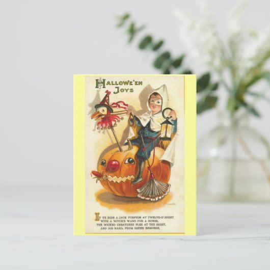 ヴィンテージハロウィーンジョイス ポストカード (スタンド正面)