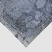 ヴィンテージハロウィーンスカルとクロウデクページ 薄葉紙 (詳細)