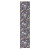 ヴィンテージハロウィーンスカル ショートテーブルランナー (正面)