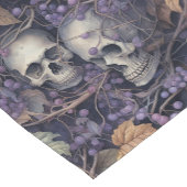 ヴィンテージハロウィーンスカル ショートテーブルランナー (コーナー)