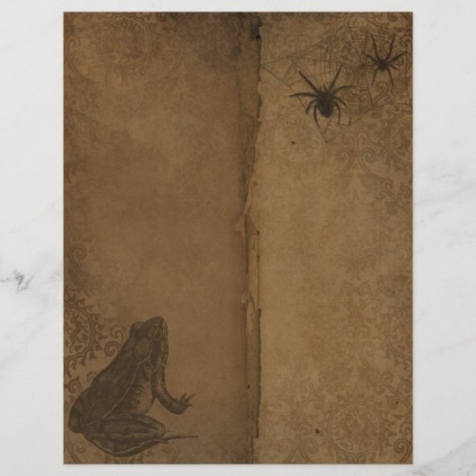 ヴィンテージハロウィーンスクラップブック紙 (正面)