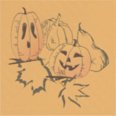 ヴィンテージハロウィーンステッカー シール (正面)