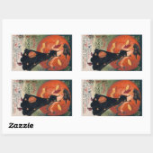 ヴィンテージハロウィーンステッカー 長方形シール (シート)