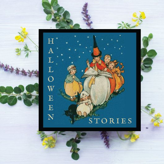 ヴィンテージハロウィーンストーリータイムリトルウィッチブラックキャット