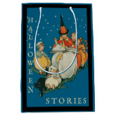 ヴィンテージハロウィーンストーリータイムリトルウィッチブラックキャット ミディアムペーパーバッグ (正面)