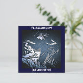 ヴィンテージハロウィーンスピリット招待状 招待状 (スタンド正面)