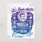 ヴィンテージハロウィーンスポックショーテンプル謎 ポストカード (正面/裏面)