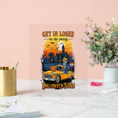 ヴィンテージハロウィーンスポックショー アクリルサイン (ウェディング)