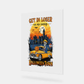 ヴィンテージハロウィーンスポックショー アクリルサイン (傾斜)