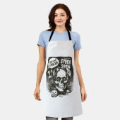 ヴィンテージハロウィーンスポックショー エプロン (着用した状態)