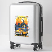 ヴィンテージハロウィーンスポックショー シール (スーツケース)