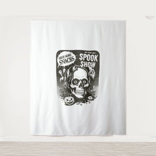 ヴィンテージハロウィーンスポックショー タペストリー (正面)