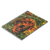 ヴィンテージハロウィーンゾンビズグラフィッティ通りアート ノートブック (左側)