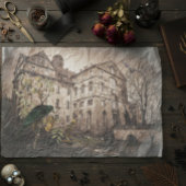 ヴィンテージハロウィーンデコペ幽霊のよく出るージハウス 薄葉紙