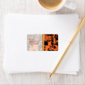 ヴィンテージハロウィーンデビルウィッチダンス ラベル (インサイチュ)